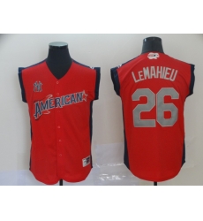 American League 26 DJ LeMahieu Red 2019 MLB all star Game Player Jersey