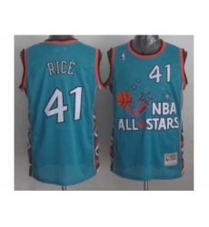 nba 96 all star #41 rice blue