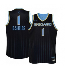 Men's Angel Reese #5 Explorer Edition Victory Black Chicago Sky 2021 Jersey