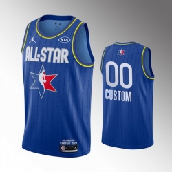 Men Blue Customized 2020 NBA All Star Jordan Brand Swingman Jersey