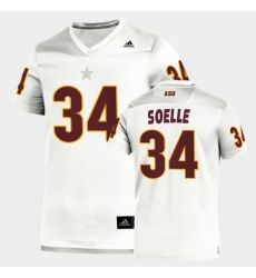 Men Arizona State Sun Devils Kyle Soelle Replica White Football Jersey