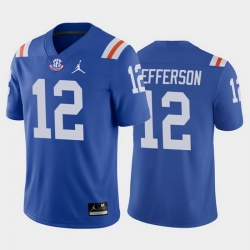 Florida Gators Van Jefferson Royal Throwback Men'S Jersey