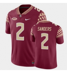 Men Florida State Seminoles Deion Sanders Game Garnet College Football Jersey