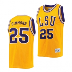 LSU Tiger Ben Simmons Gold Commemorative Lsu Tigers Jersey