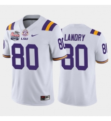 LSU Tiger Jarvis Landry White Home Men'S Jersey