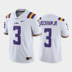 LSU Tiger Odell Beckham Jr White Limited Men'S Jersey