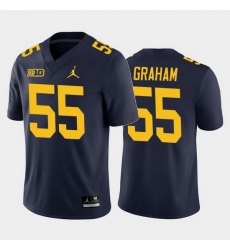 Michigan Wolverines Brandon Graham Navy Home Men'S Jersey