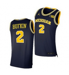 Michigan Wolverines Kobe Bufkin Navy 2021 Class Jersey