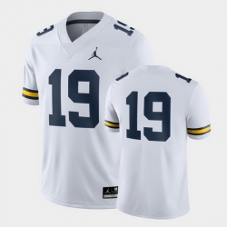 Michigan Wolverines White Game Men'S Jersey