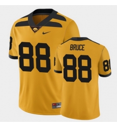 Men Iowa Hawkeyes Isaiah Bruce College Football Gold Alternate Game Jersey