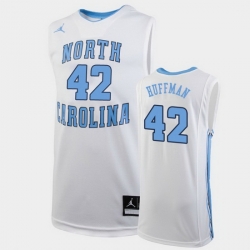 North Carolina Tar Heels Brandon Huffman White Replica Men'S Jersey