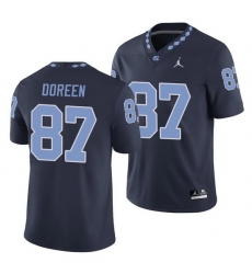 North Carolina Tar Heels Colby Doreen Navy College Football Men'S Jersey