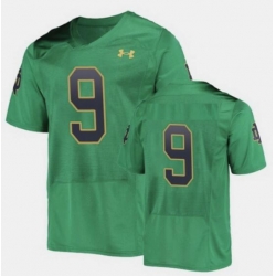 Men Notre Dame Fighting Irish #9 College Football Green Jersey II