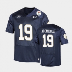 Men Notre Dame Fighting Irish Justin Ademilola 2021 Rose Bowl Navy College Football Jersey