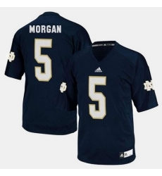 Men Notre Dame Fighting Irish Nyles Morgan College Football Blue Jersey