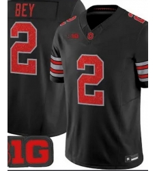 Men Buckeys Legend Bey Black F U S E Stitched NCAA Jersey Men Buckeys Legend Bey Black F U S E Stitched NCAA Jersey