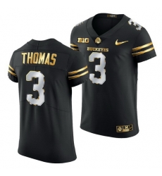 Ohio State Buckeyes Michael Thomas Black Golden Edition Jersey