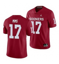 Oklahoma Sooners Marvin Mims Crimson Limited Men'S Jersey