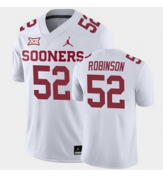 Oklahoma Sooners Tyrese Robinson White Away Men'S Jersey