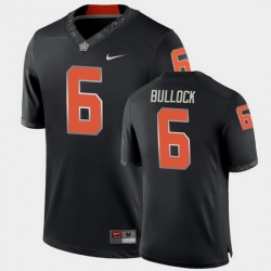 Men Oklahoma State Cowboys Ethan Bullock College Football Black Game Jersey