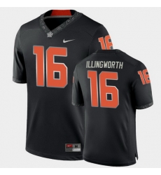 Men Oklahoma State Cowboys Shane Illingworth College Football Black Game Jersey