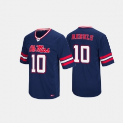 Men Ole Miss Rebels Hail Mary Ii Navy Jersey