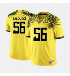 Men Oregon Ducks Alex Balducci College Football Yellow Jersey