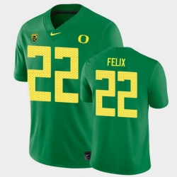 Men Oregon Ducks Darrian Felix College Football Green Game Jersey