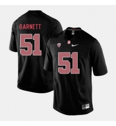 Men Stanford Cardinal Joshua Garnett College Football Black Jersey