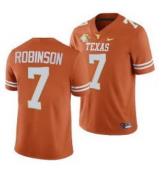 Texas Longhorns Keilan Robinson Orange 2021 Red River Showdown Men Jersey