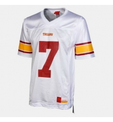 Men Usc Trojans College Football White Jersey