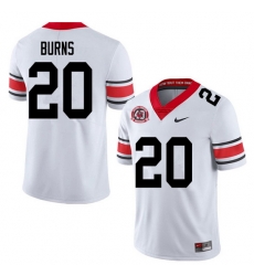 2020 Men #20 Major Burns Georgia Bulldogs 1980 National Champions 40th Anniversary College Football