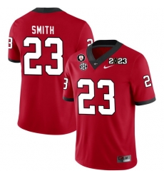 Men #23 Tykee Smith Georgia Bulldogs 2022-23 CTP National Championship Football Jerseys