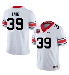 Men #39 Collin Lark Georgia Bulldogs College Football Jerseys Sale-40th Anniversary