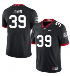 Men #39 Parker Jones Georgia Bulldogs College Football Jerseys Sale-100th Anniversary