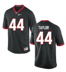 Men Georgia Bulldogs #44 Juwan Taylor College Football Jerseys-Black