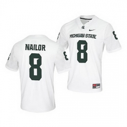 Michigan State Spartans Jalen Nailor White Untouchable Men'S Jersey