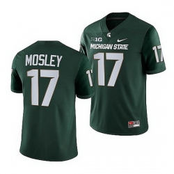 Michigan State Spartans Tre Mosley Green College Football Game Jersey