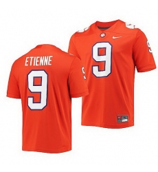 Clemson Tigers Travis Etienne Orange College Football Jersey