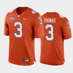 Clemson Tigers Xavier Thomas Orange Home Men'S Jersey