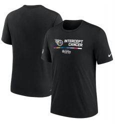 Men Tennessee Titans 2022 Black Crucial Catch Performance T Shirt