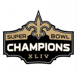 Stitched New Orleans Saints Super Bowl XLIV Jersey Patch