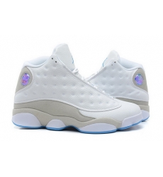 Air Jordan 13 Shoes 2013 Mens Grade AAA White Grey Blue