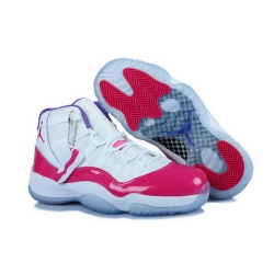 Air Jordan 11 Shoes 2014 Womens Grade AAA White Red