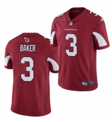 Men Arizona Cardinals 3 Budda Baker Red Vapor Untouchable Limited Stitched Jersey