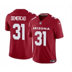 Men Arizona Cardinals 31 Emari Demercado Red 2023 F U S E  Vapor Untouchable Limited Stitched Football Jersey