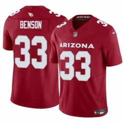 Men Arizona Cardinals 33 Trey Benson Red 2024 F U S E  Vapor Untouchable Limited Stitched