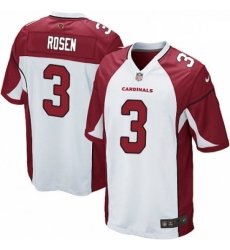 Men Nike Arizona Cardinals 3 Josh Rosen Game White NFL Jersey