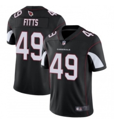 Men Nike Arizona Cardinals 49 Kylie Fitts Limited Cardinal Black Vapor Untouchable Jersey