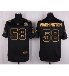 Nike Cardinals #58 Daryl Washington Pro Line Black Gold Collection Mens Stitched NFL Elite Jersey